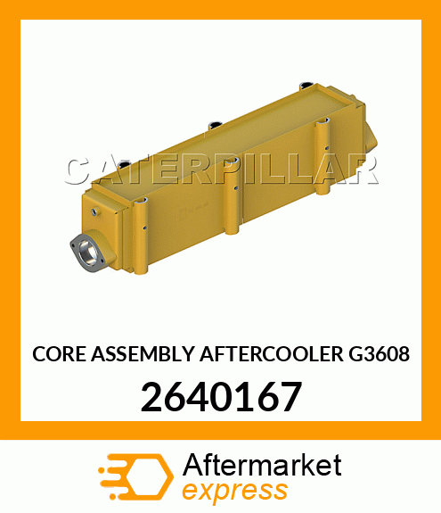 CORE ASSEMBLY AFTERCOOLER G3608 2640167