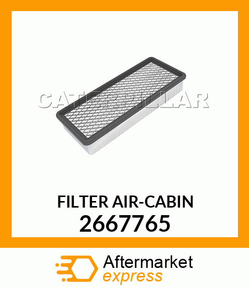FILTER CAB AIR FILTER 2667765