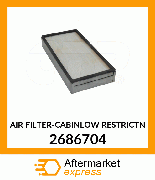 CAB AIR FILTER /LOWER RES 2686704