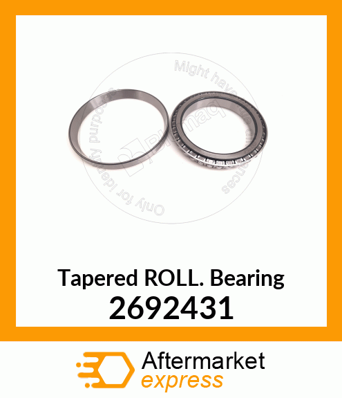 Tapered ROLL. Bearing 2692431