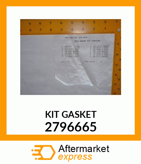 KIT-GASKET 2796665