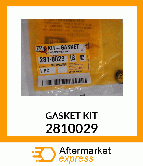 GASKET KIT 2810029