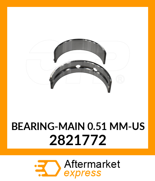 BEARING, MAIN 2821772