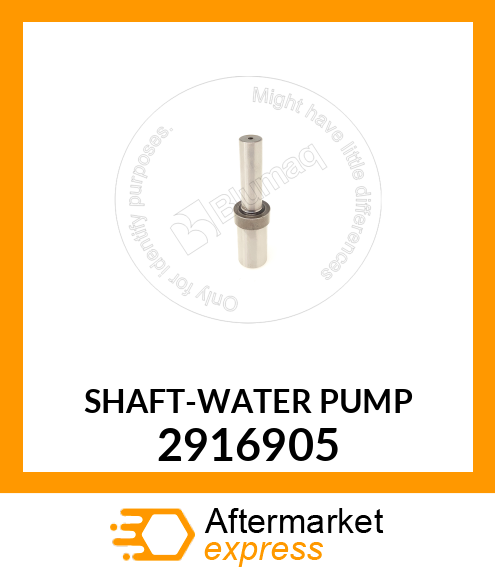 SHAFT-WATER PUMP 2916905