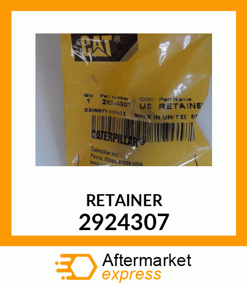 RETAINER 292-4307