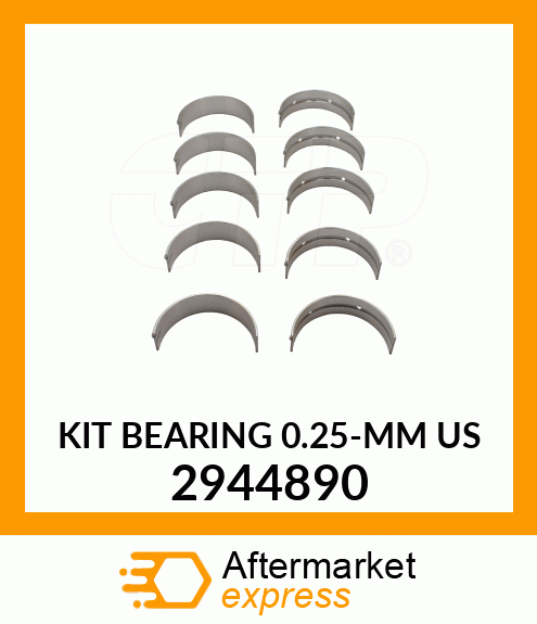 KIT BEARING (0.25-MM US) 2944890