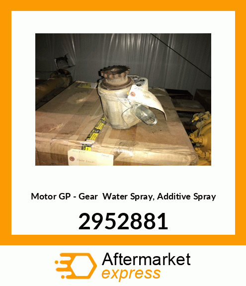 Motor GP - Gear ( Water Spray, Additive Spray) 2952881