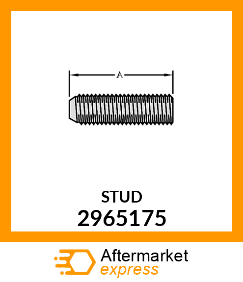 STUD TAPERLO 2965175