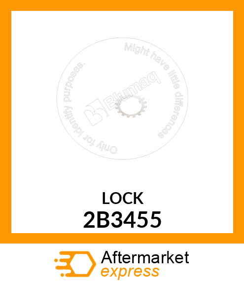 LOCK 2B3455