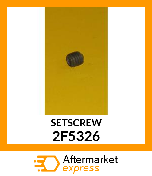 SETSCREW 2F5326