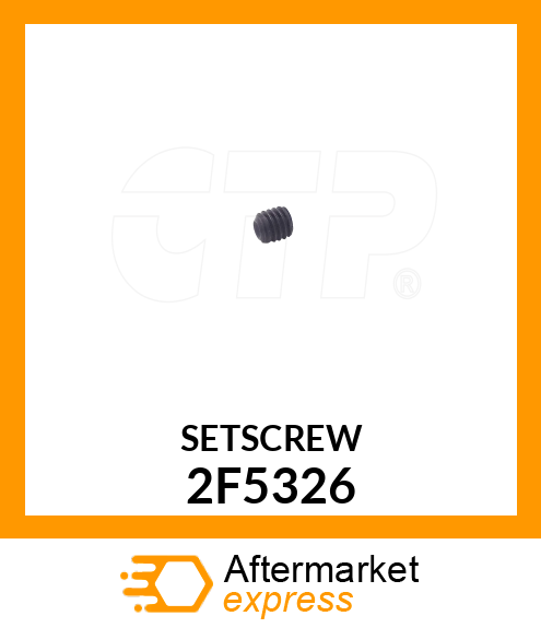 SETSCREW 2F5326