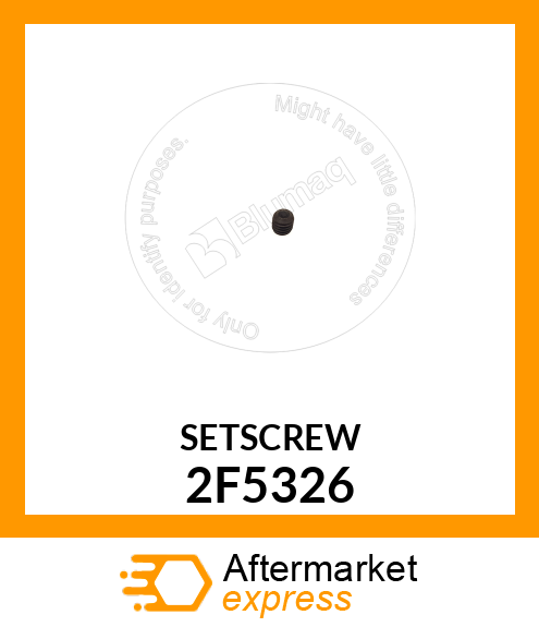 SETSCREW 2F5326