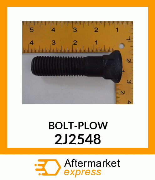 BOLT - PLOW 7/8 X 3-1/2" 2J2548