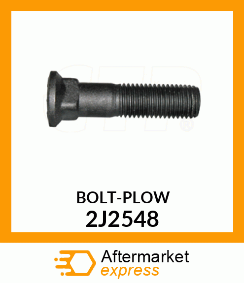 BOLT - PLOW 7/8 X 3-1/2" 2J2548