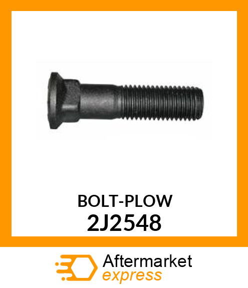 BOLT - PLOW 7/8 X 3-1/2" 2J2548