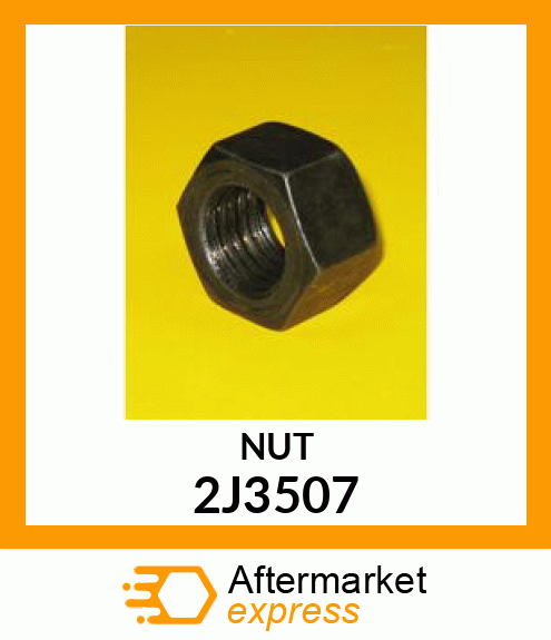 NUT - PLOW 1" 2J3507
