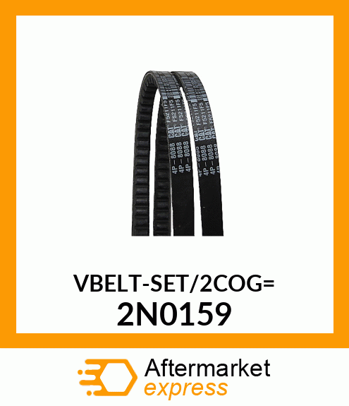 VBELT-SET/2COG_ 2N0159