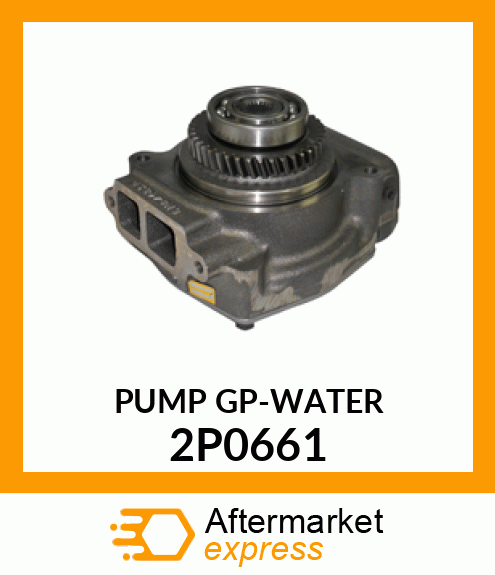 WATER PUMP ONE NEW CAT ONE IS GOOD CORE WE CAN REB 2P0661