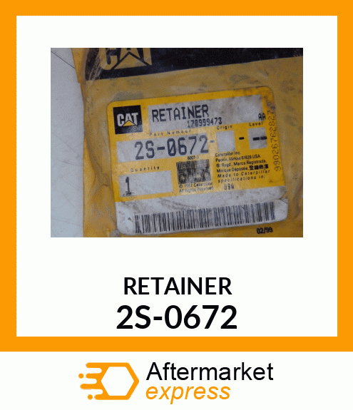 RETAINER 2S-0672