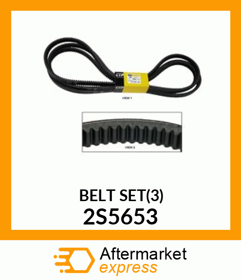 BELT SET(3) 2S5653