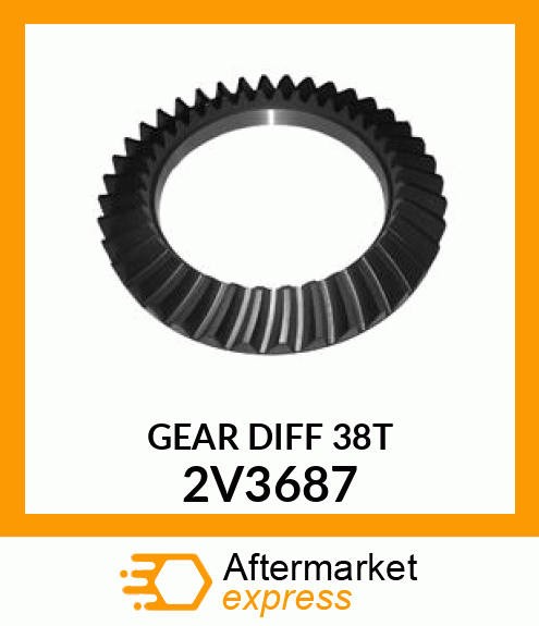 GEAR DIFF 2V3687