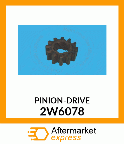 PINION-DRIVE - OEM 2W6078