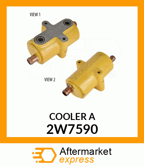 CORE ASSY. OIL COOLER ENGINE 2W7590