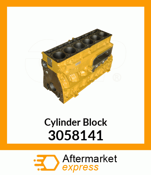 CYLINDER BLOCK 3126, C7 3058141