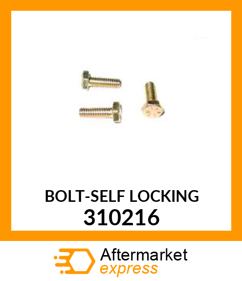 BOLT-SELF LOCKING 310216