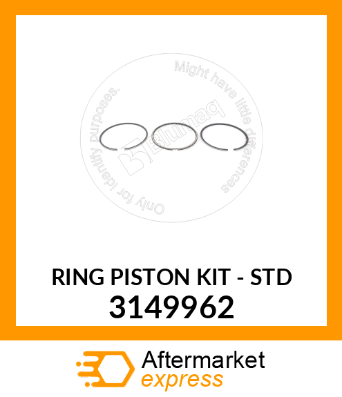 RING PISTON KIT - STD 3149962