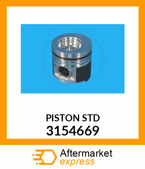 PISTON W/PIN & RING GRP 3154669