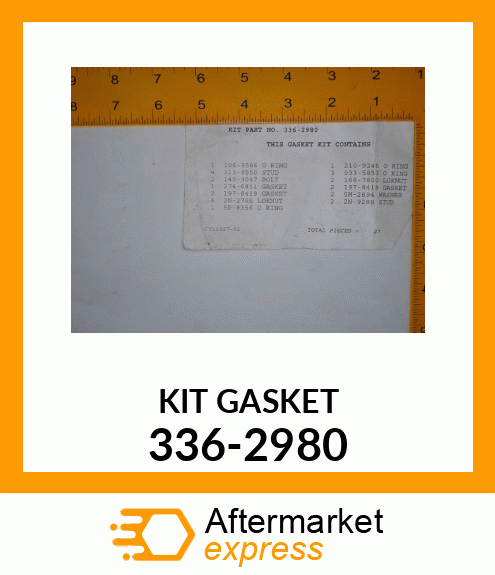 KIT-GASKET 336-2980