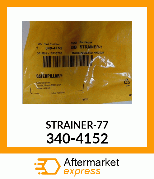 STRAINER-77 340-4152