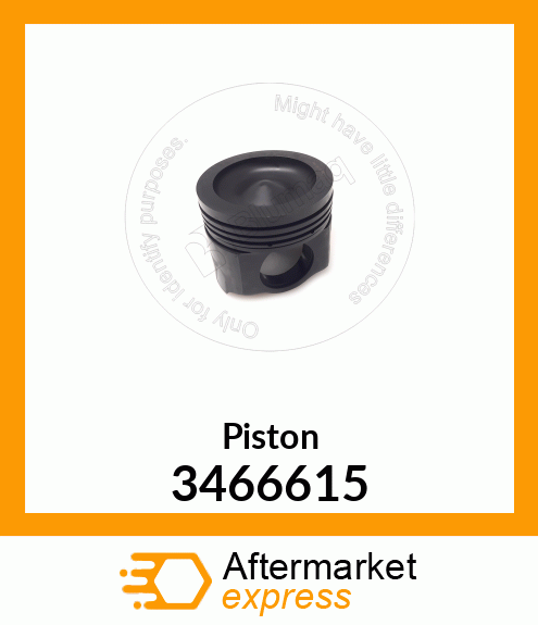 PISTON BODY C/W CLIPS 3466615