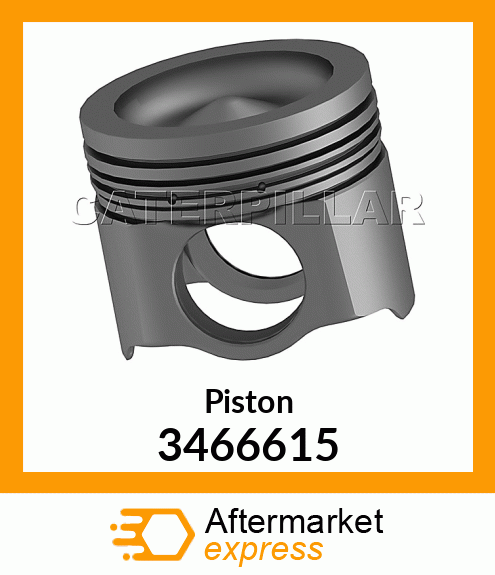 PISTON BODY C/W CLIPS 3466615