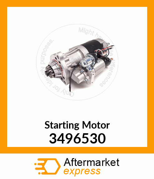 STARTER MOTOR 3496530