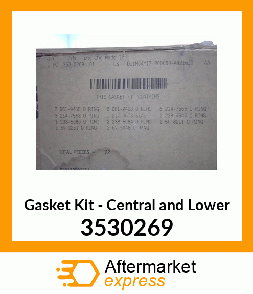 CENTRAL & LOWER SET 3530269