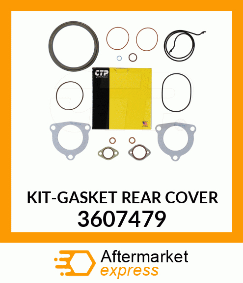 KIT-GASKET REAR COVER 3607479