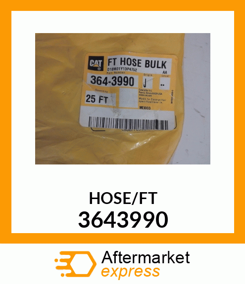 FT HOSE BU 364-3990