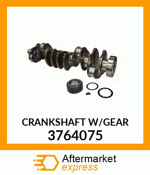 CRANKSHAFT C6,6 3764075