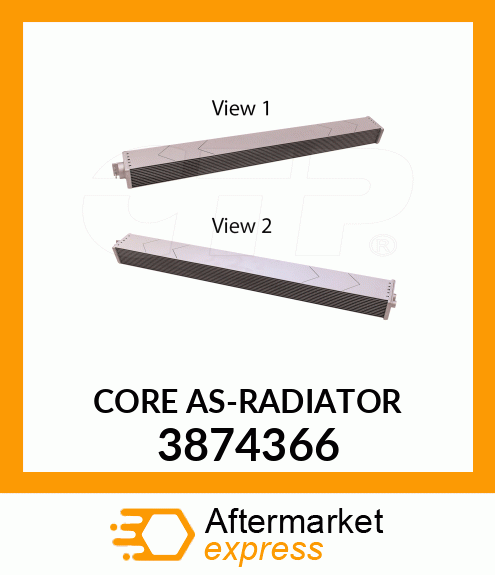 CORE ASRADIATOR 3874366