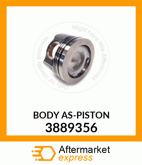 PISTON BODY C/W CLIPS 3889356