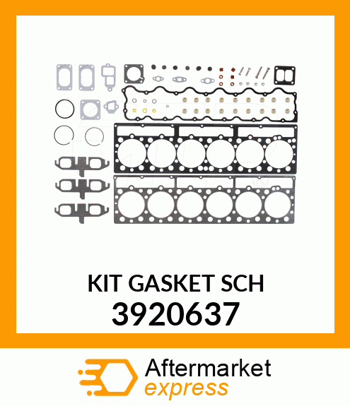 KIT GASKET SINGLE CYLIND 3920637