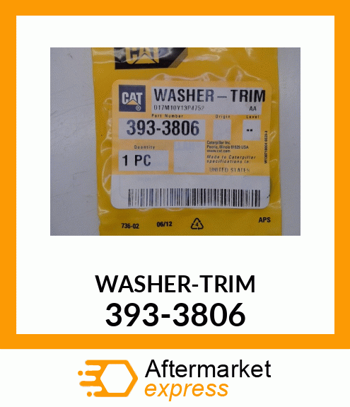 WASHER-TRIM 393-3806