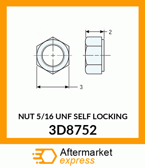 NUT 3D8752