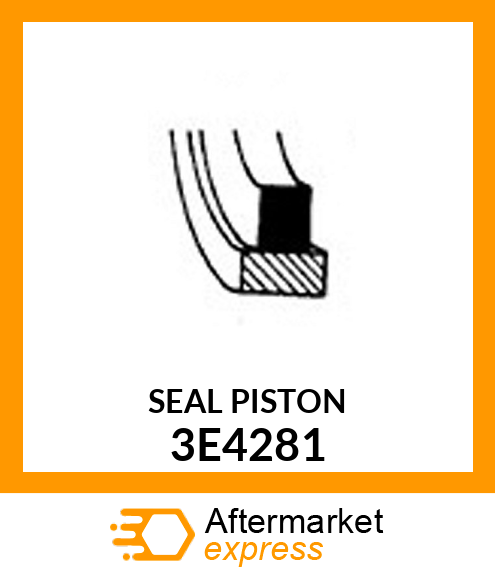 SEAL PISTON 3E4281