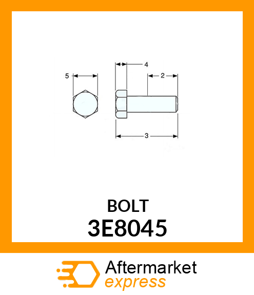 BOLT 3E8045