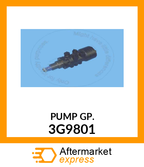 PUMP GP. 3G9801