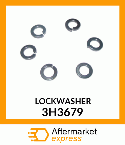 Lockwasher, 1/2 3H3679