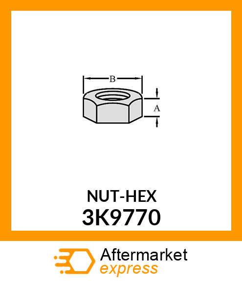 NUT - PLOW 1-1/4" 3K9770